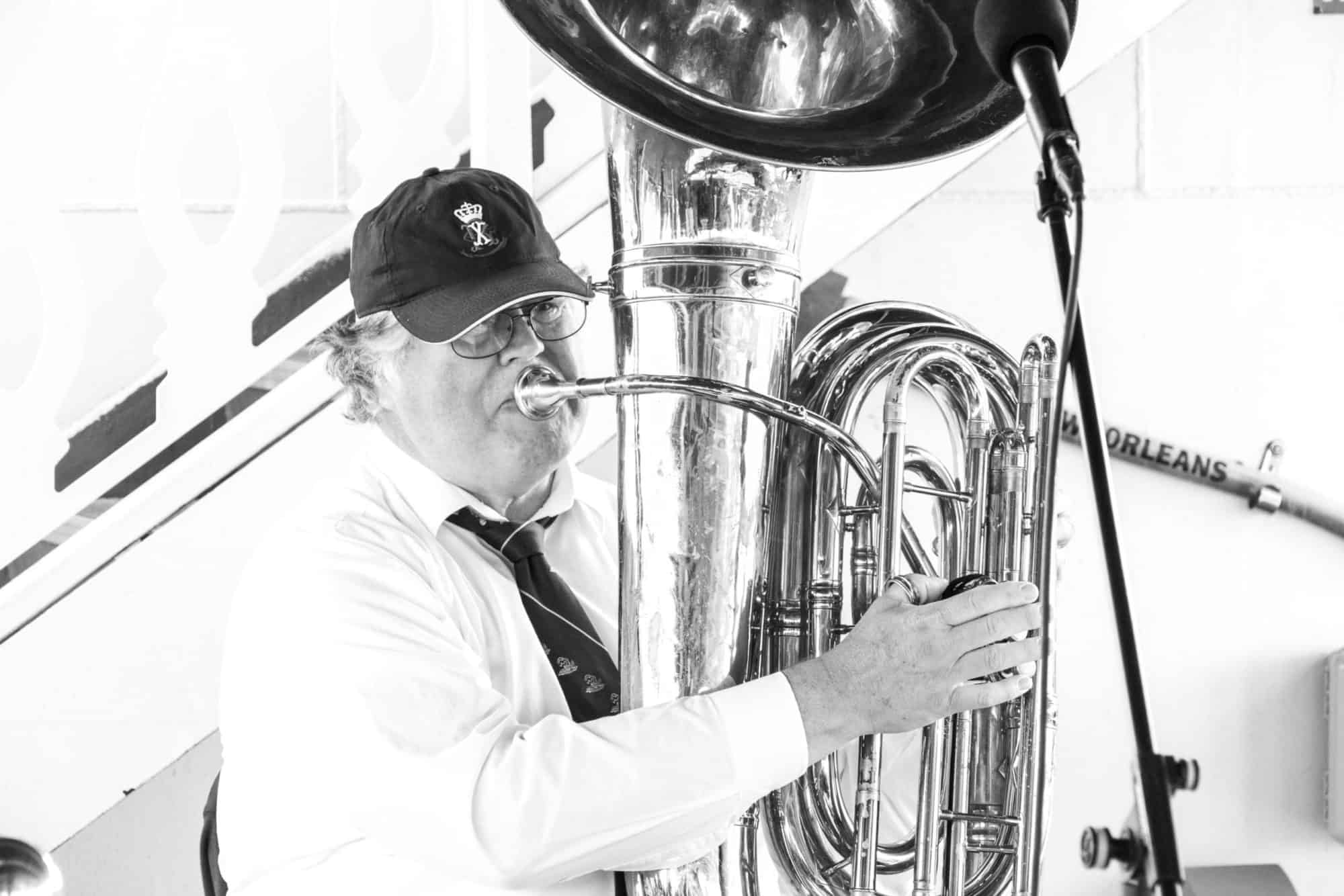 USA - Louisiana - New Orleans - Musician on Steamboat Natchez