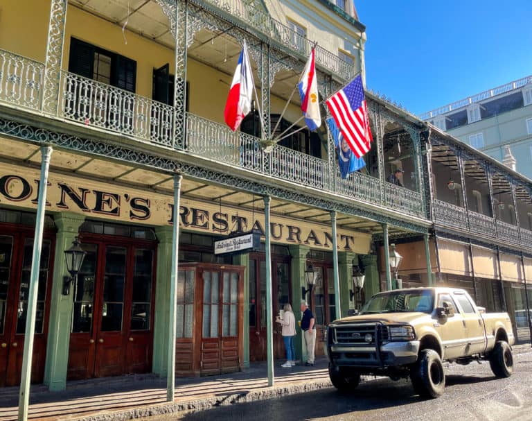 USA - Louisiana - New Orleans with kids - French quarter walk around Antoine's Restaurant