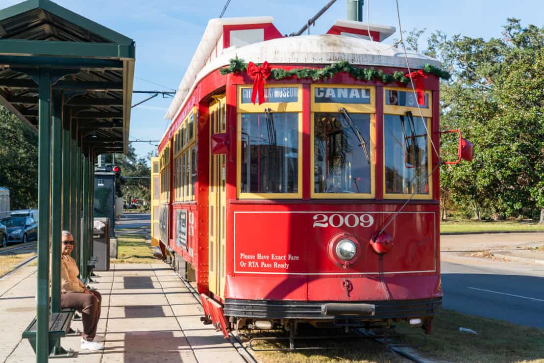 USA - New Orleans - Canal Street Streetcar is an essential part of any 2 day New Orleans itinerary