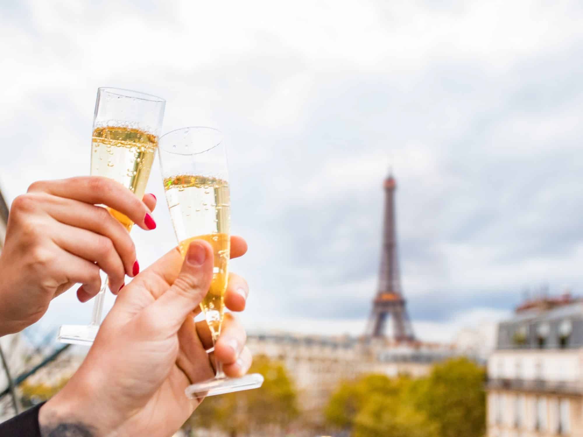 What to buy in France - champagne in Paris