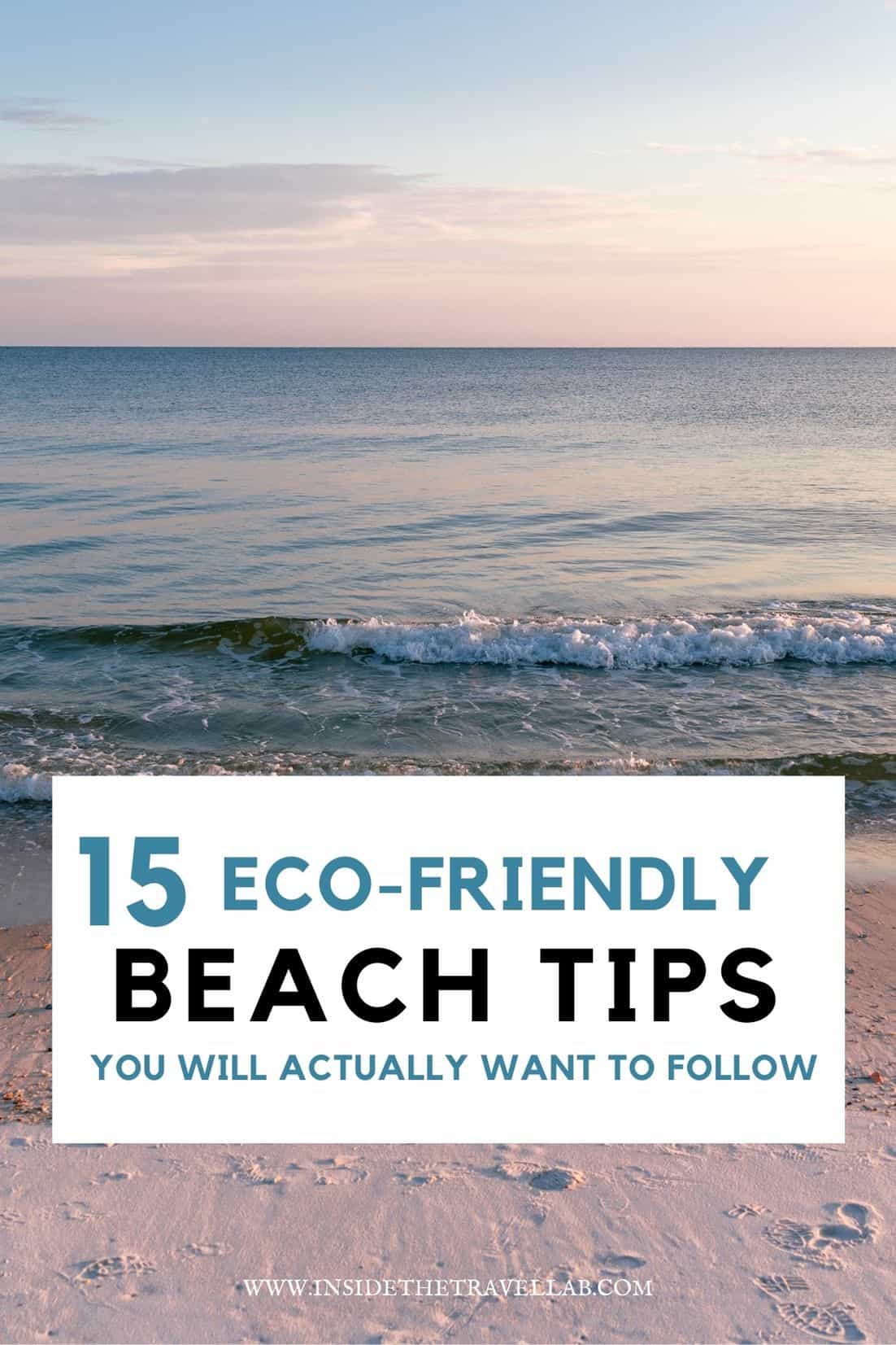 Beach Tips Cover Image - eco friendly beach tips