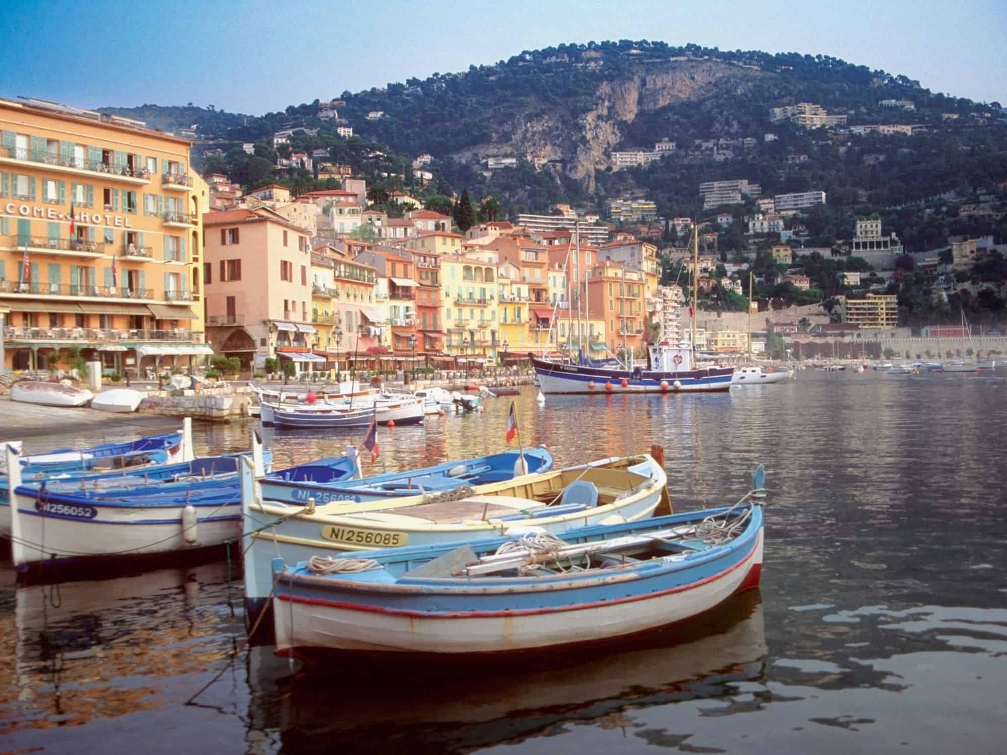 Best sailing Europe destinations - French Riviera fishing boats