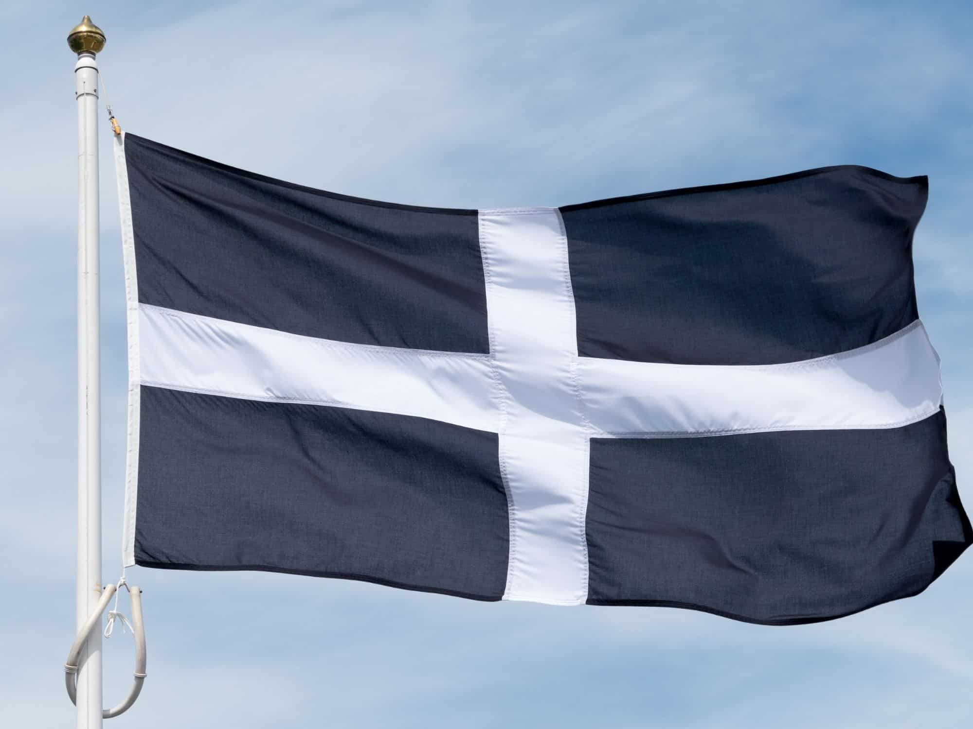 Interesting facts about Cornwall - Cornish Piran Flag
