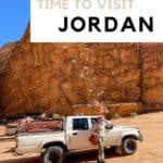 The best time to visit Jordan pin cover image