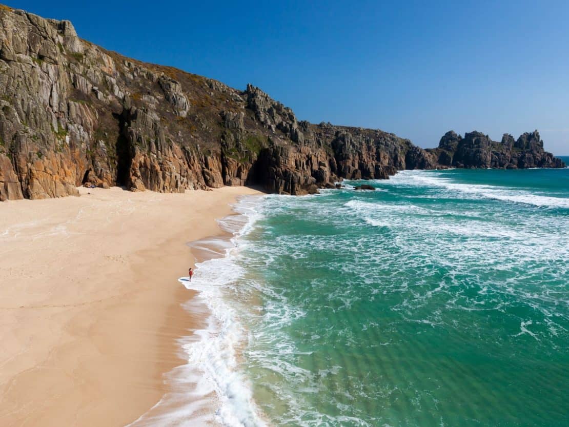 UK - England - Cornwall beach and rocks