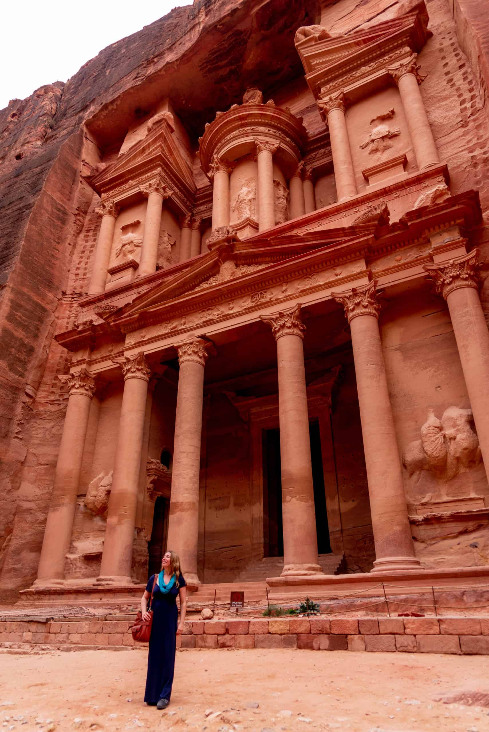 Jordan - Petra facts - Abigail King at the Monastery