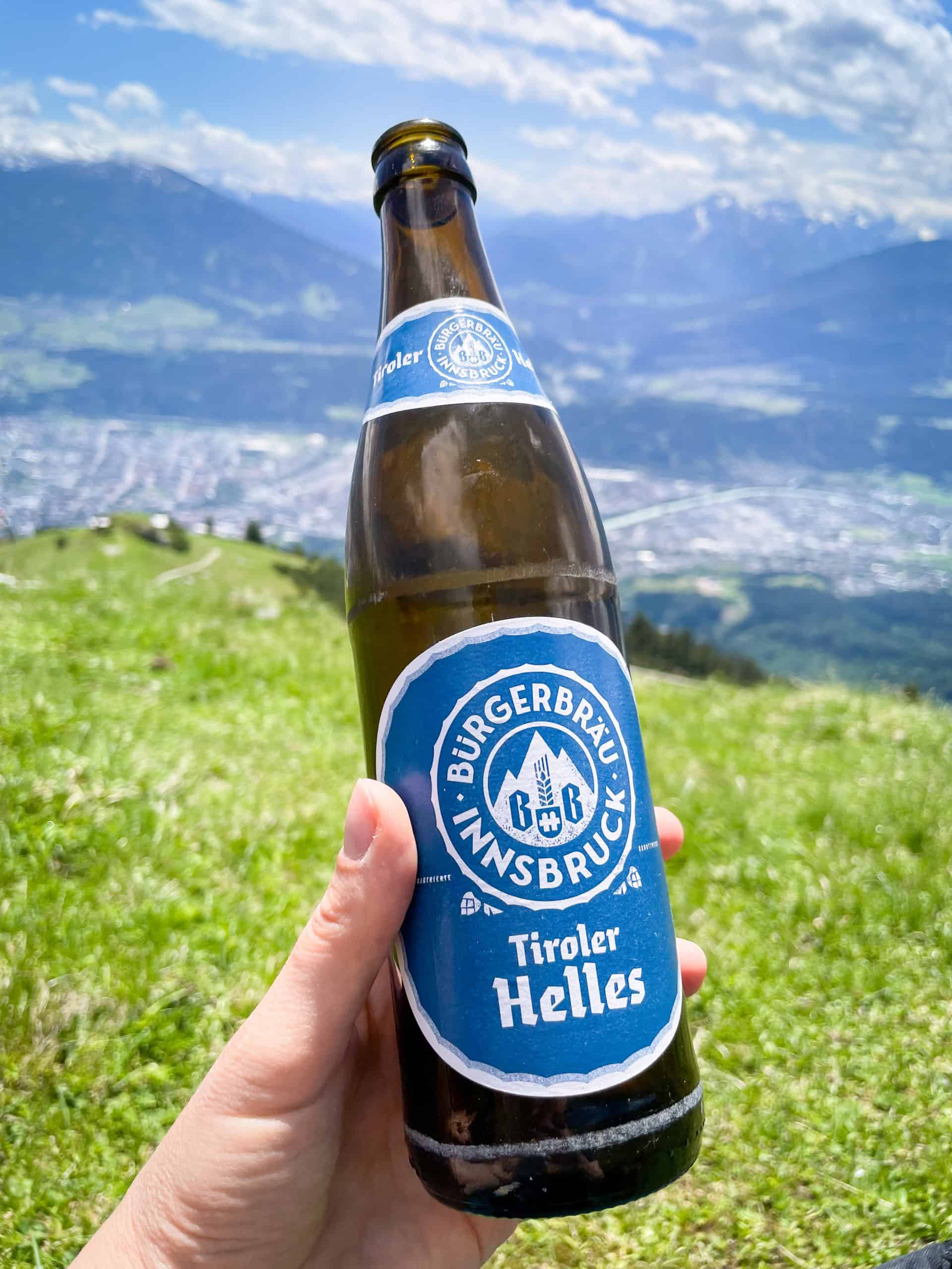 Austria - Innsbruck Beer outside