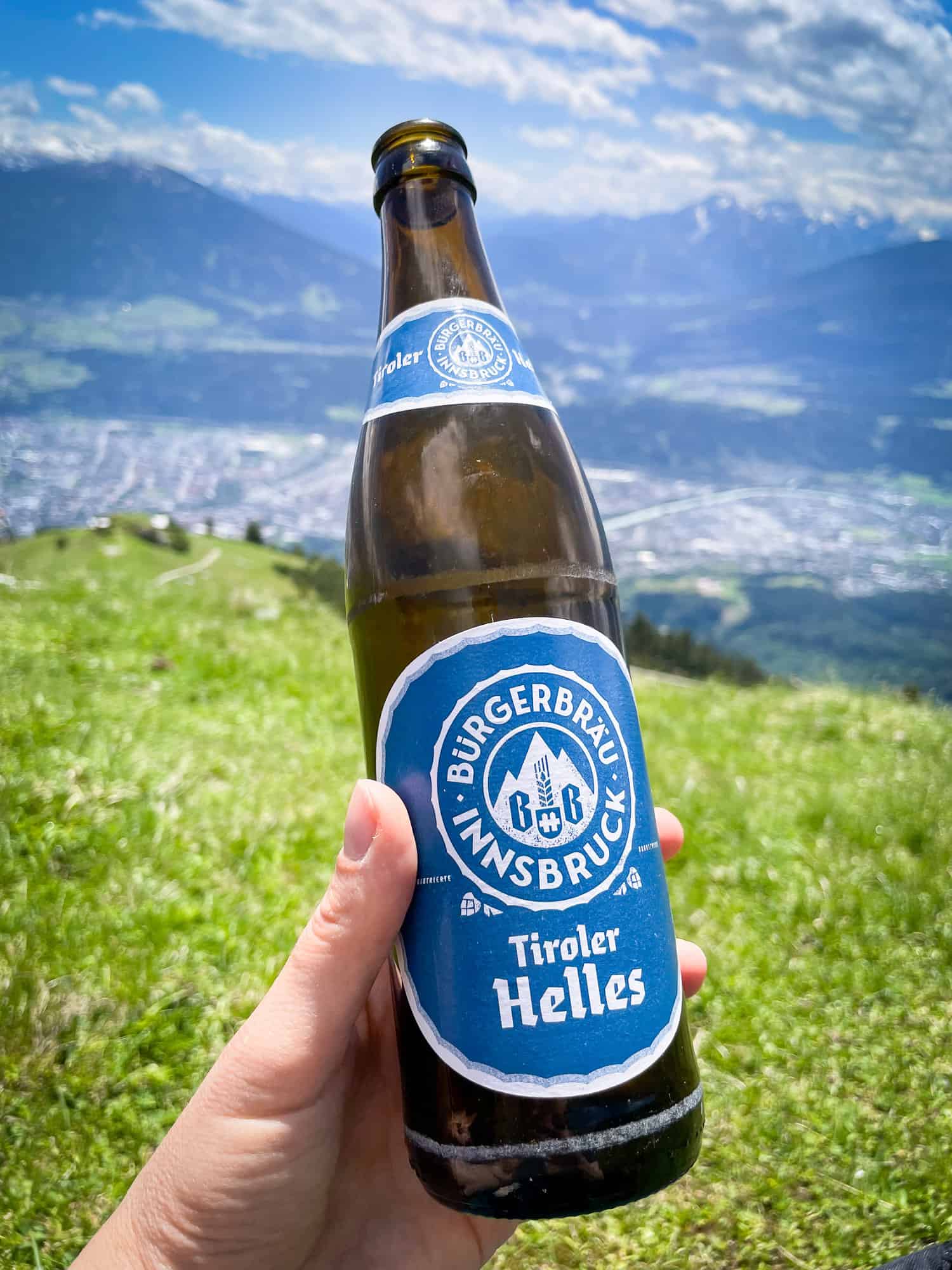 Austria - Innsbruck - Local Burgerbrau beer