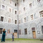 Austria - Innsbruck - Schloss Ambras inner courtyard