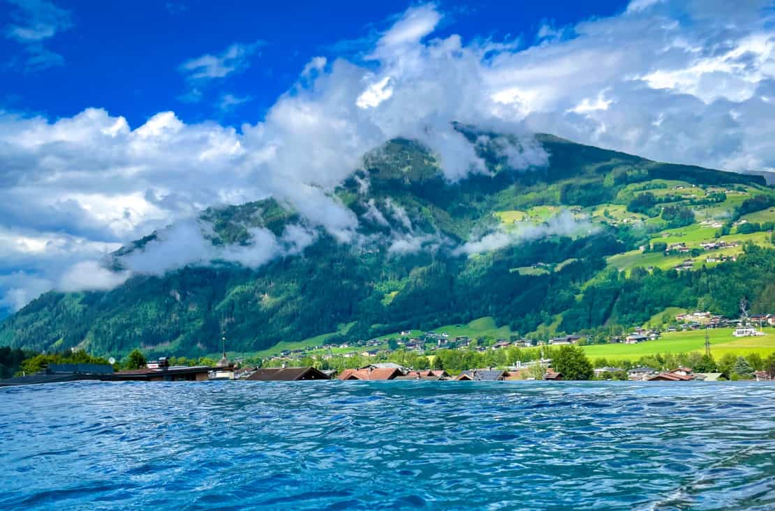 Austria - Tirol - Zillertal - Infinity Pool at Seetal