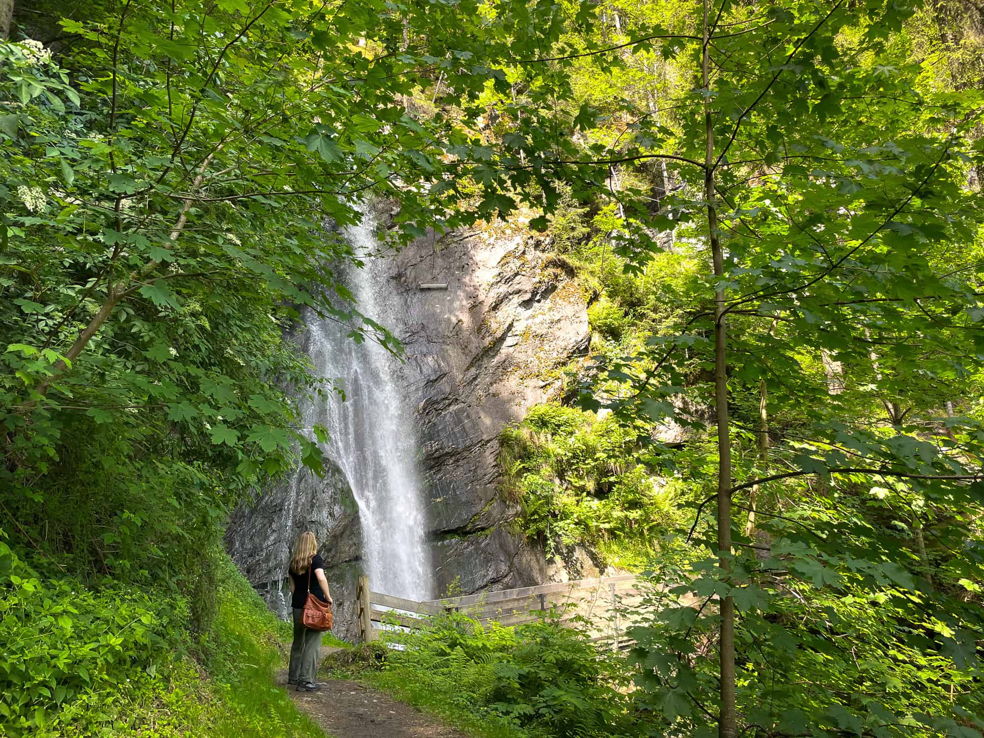 Austria - Tirol - Zillertal - Waterfall near Seetal Hotel