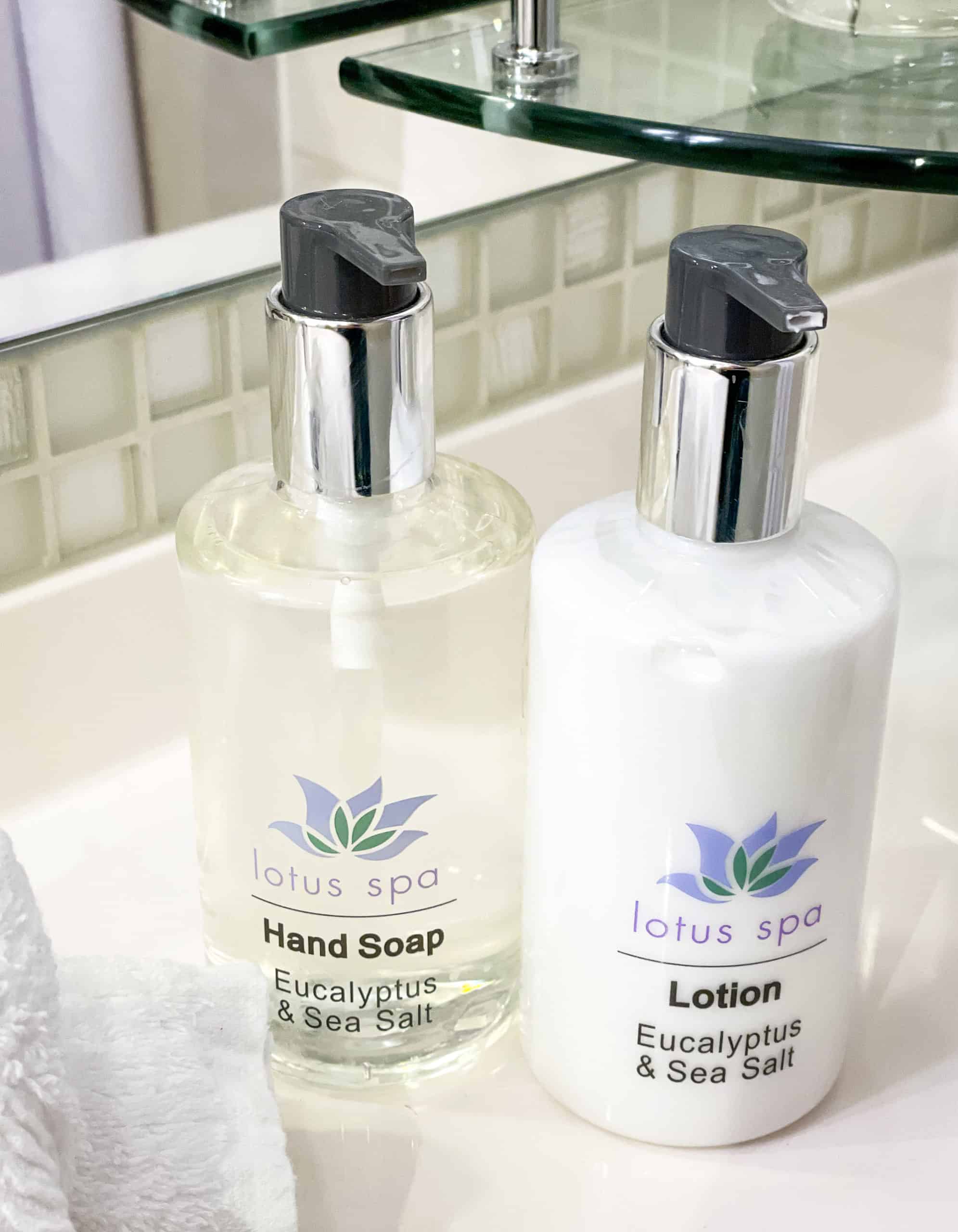 Discovery Princess Review Lotus Spa Bottles