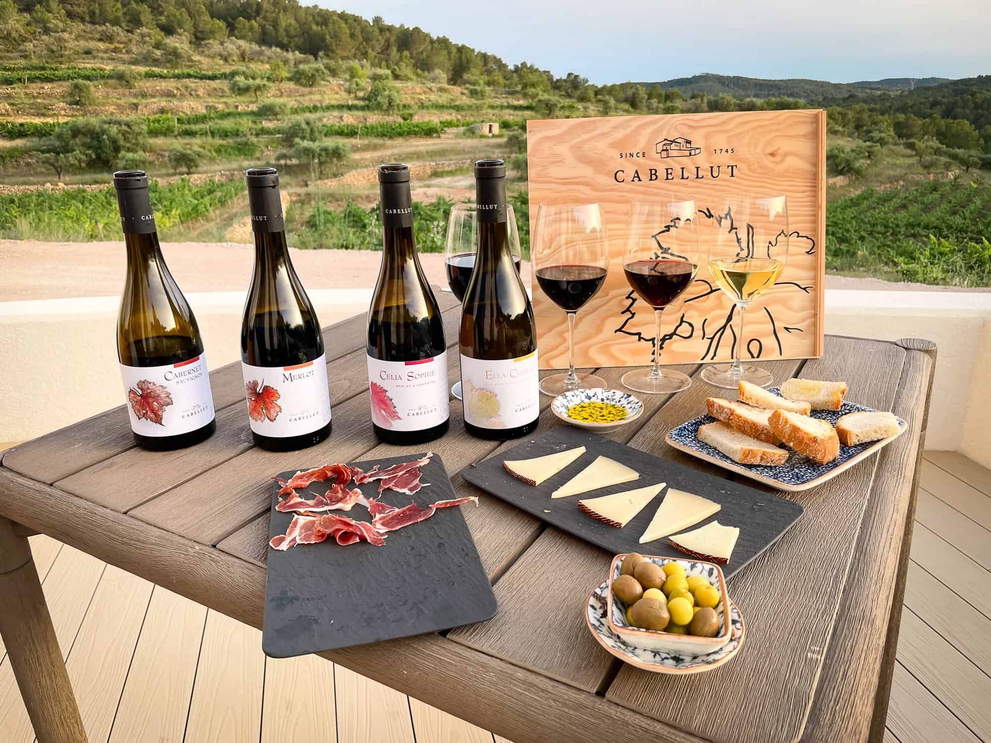 Spain - Masia Cabellut - wine tasting and tapas
