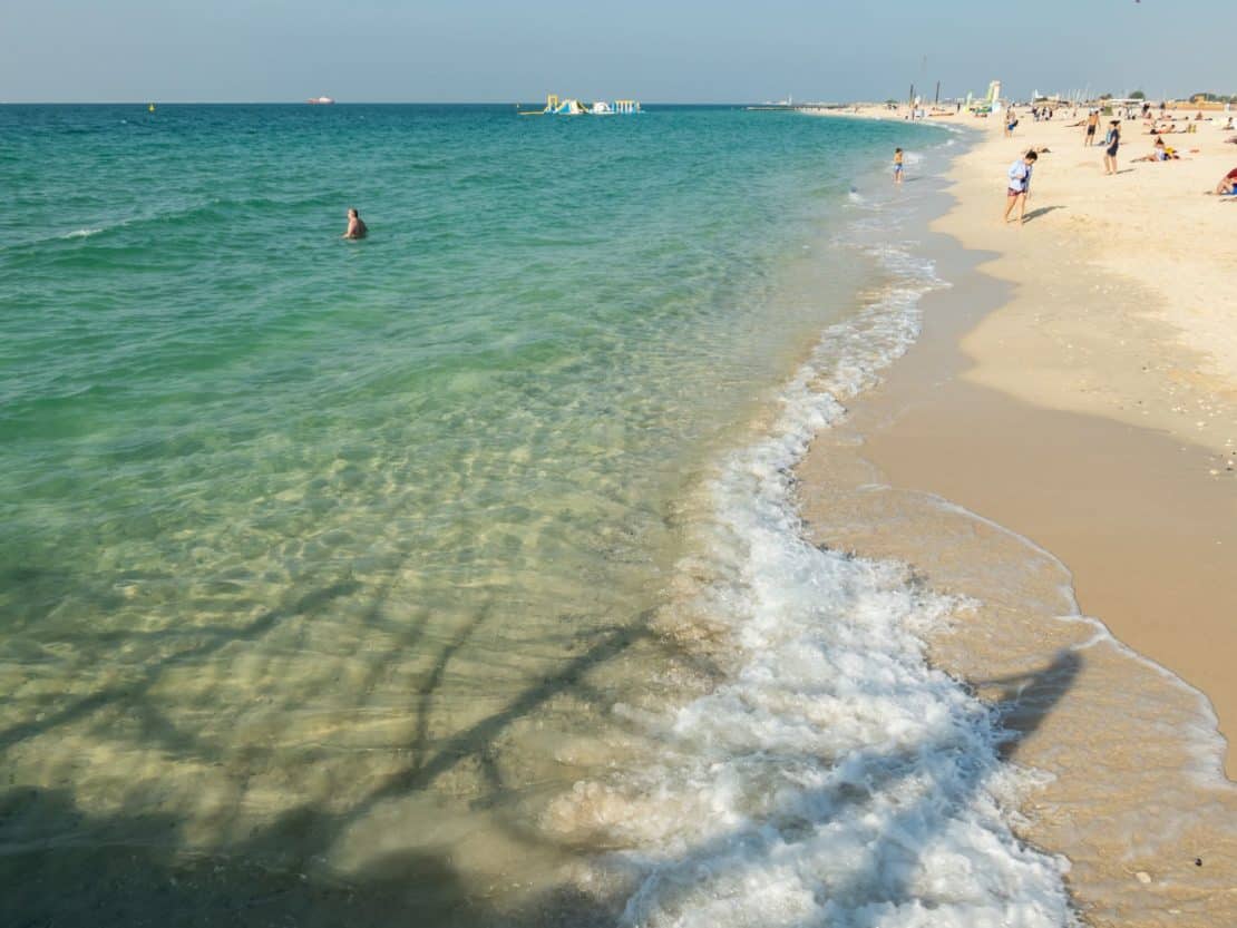 Kite Beach in Dubai, UAE