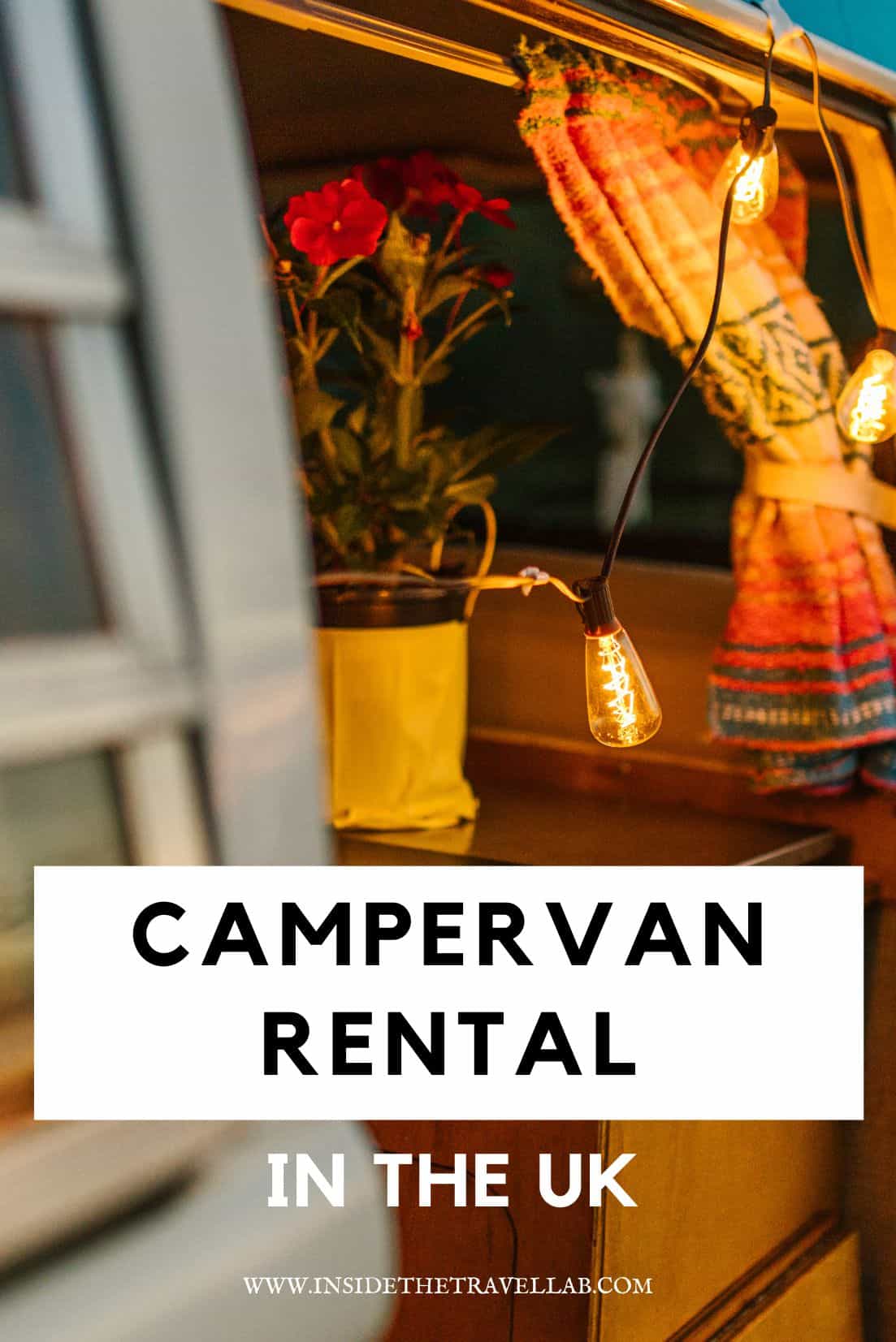 Campervan rental in the UK cover image