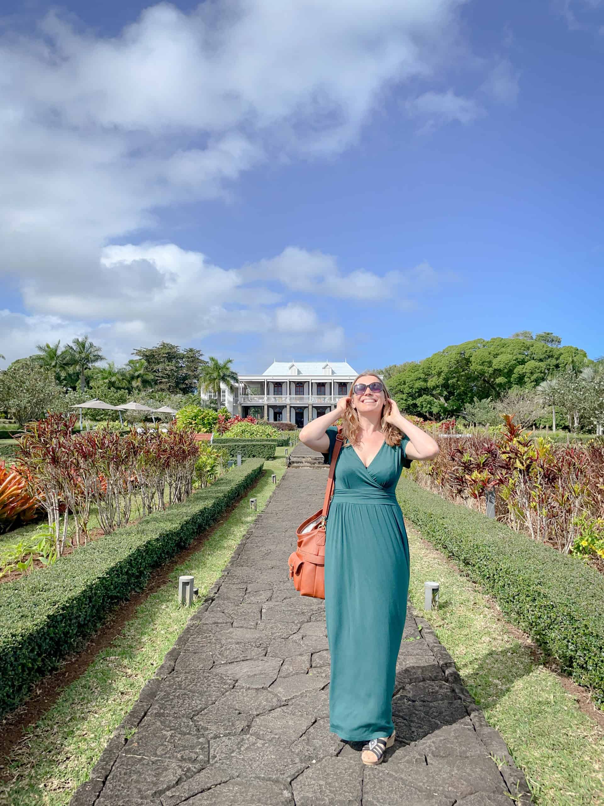 Mauritius - loving life at Chateau Bel Ombre Heritage Resorts outside