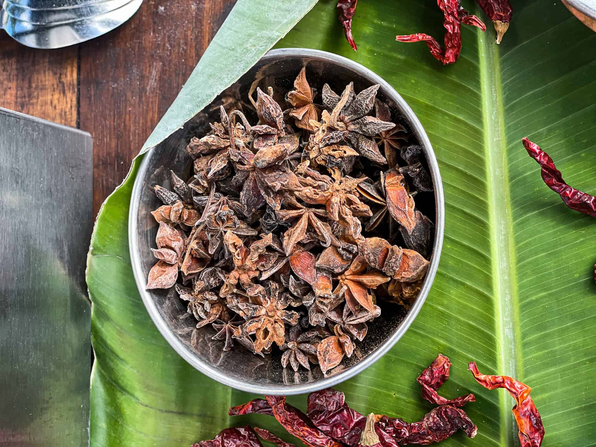 Mauritius - sustainable food tourism - star anise at cooking lesson