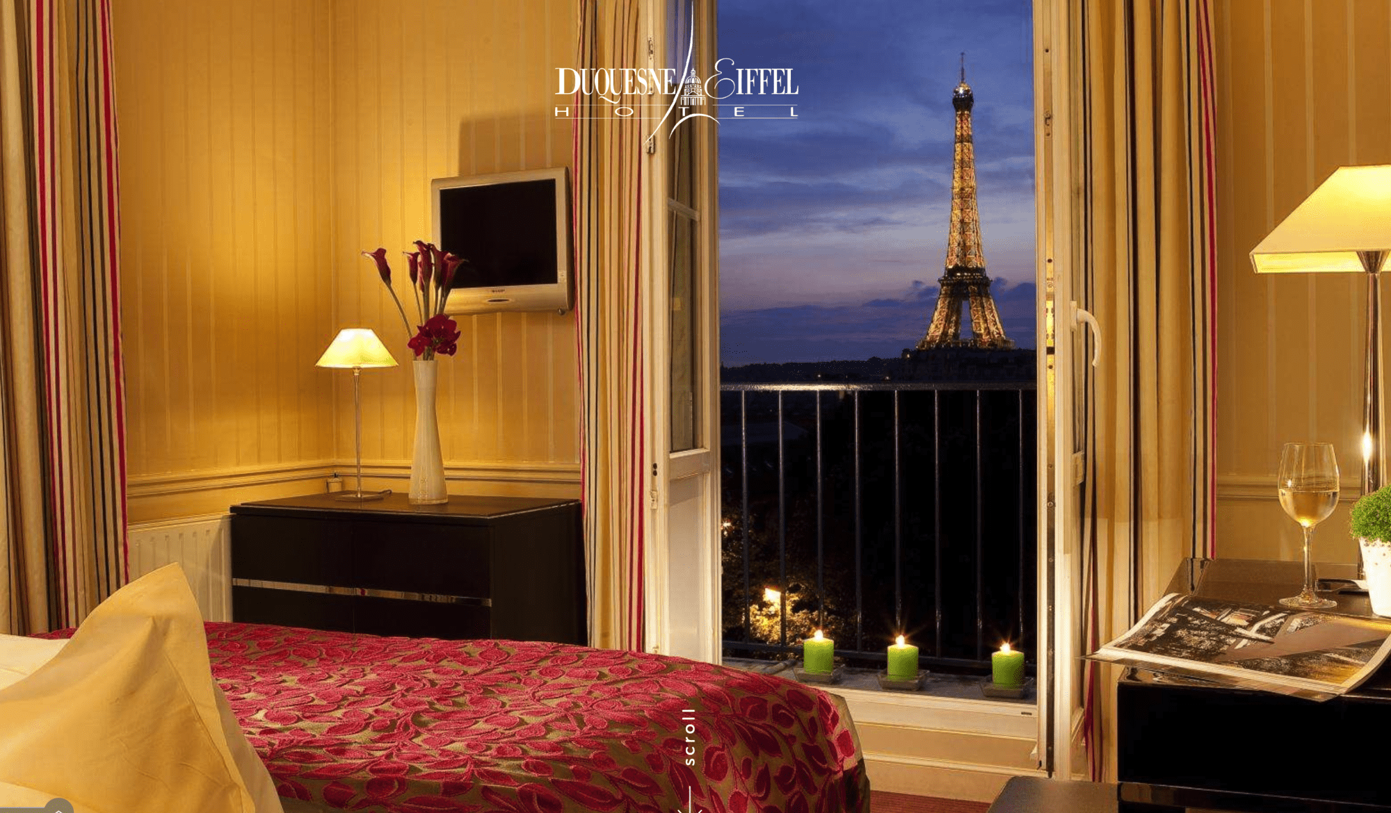 Hotel Duquesne: Three Star hotel with a view of the Eiffel Tower in Paris