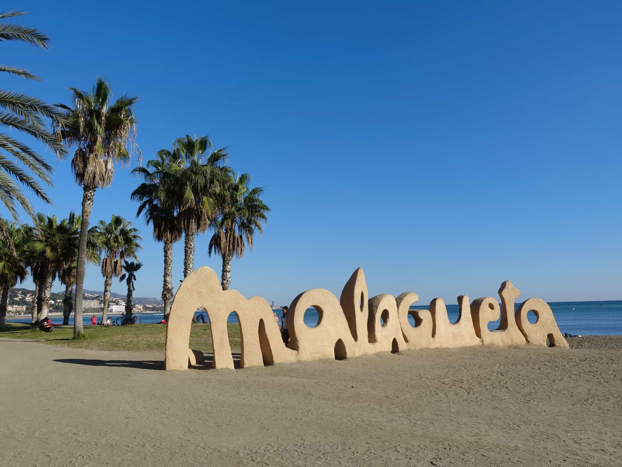 Malaga Tips and Malaga Travel Guide - Malagueta sand sculptures