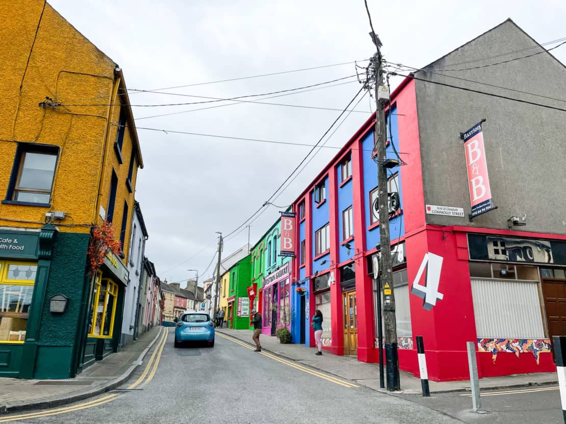 Ireland - Athlone - colourful houses