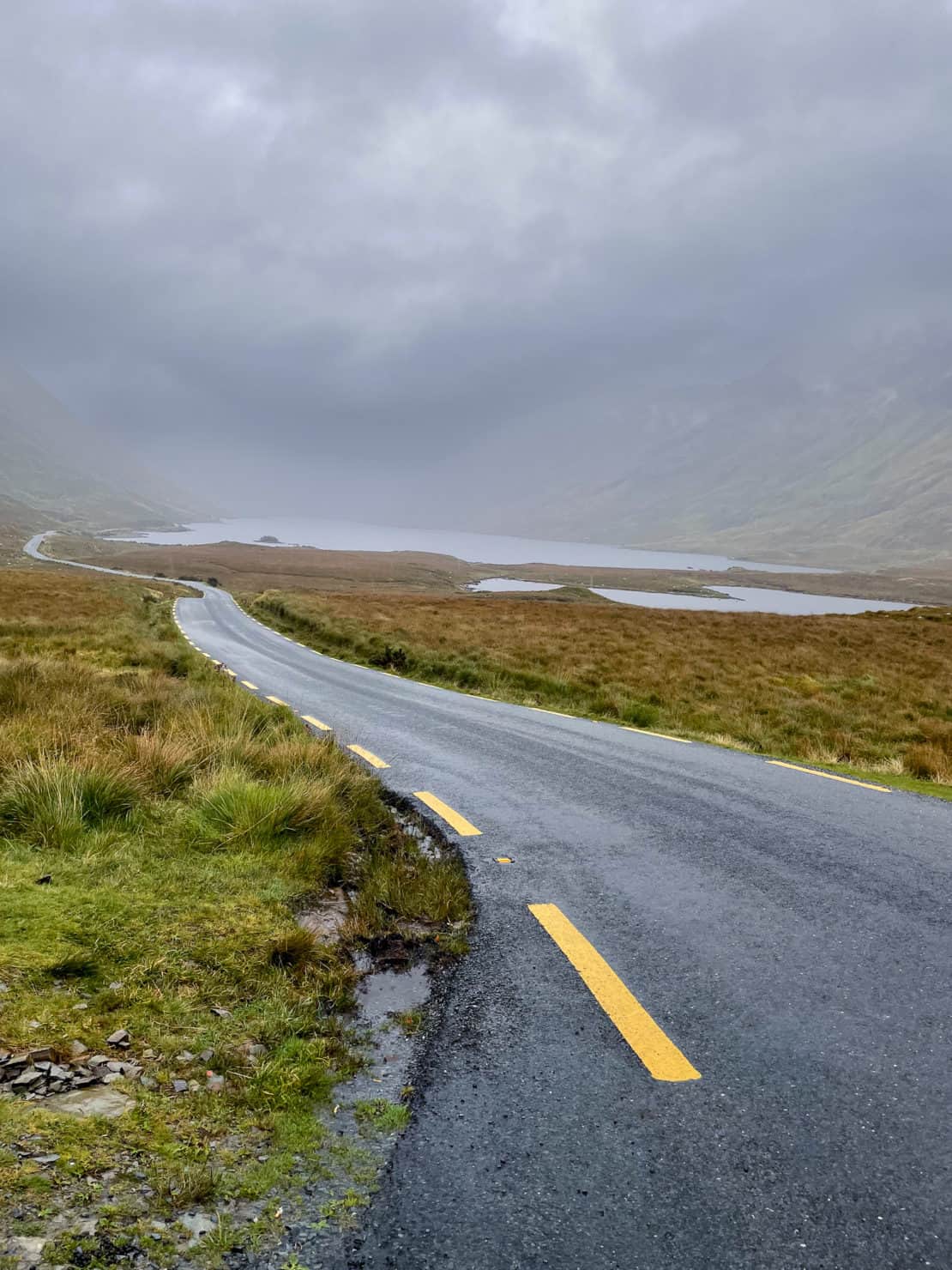 Ireland - countryside winding road
