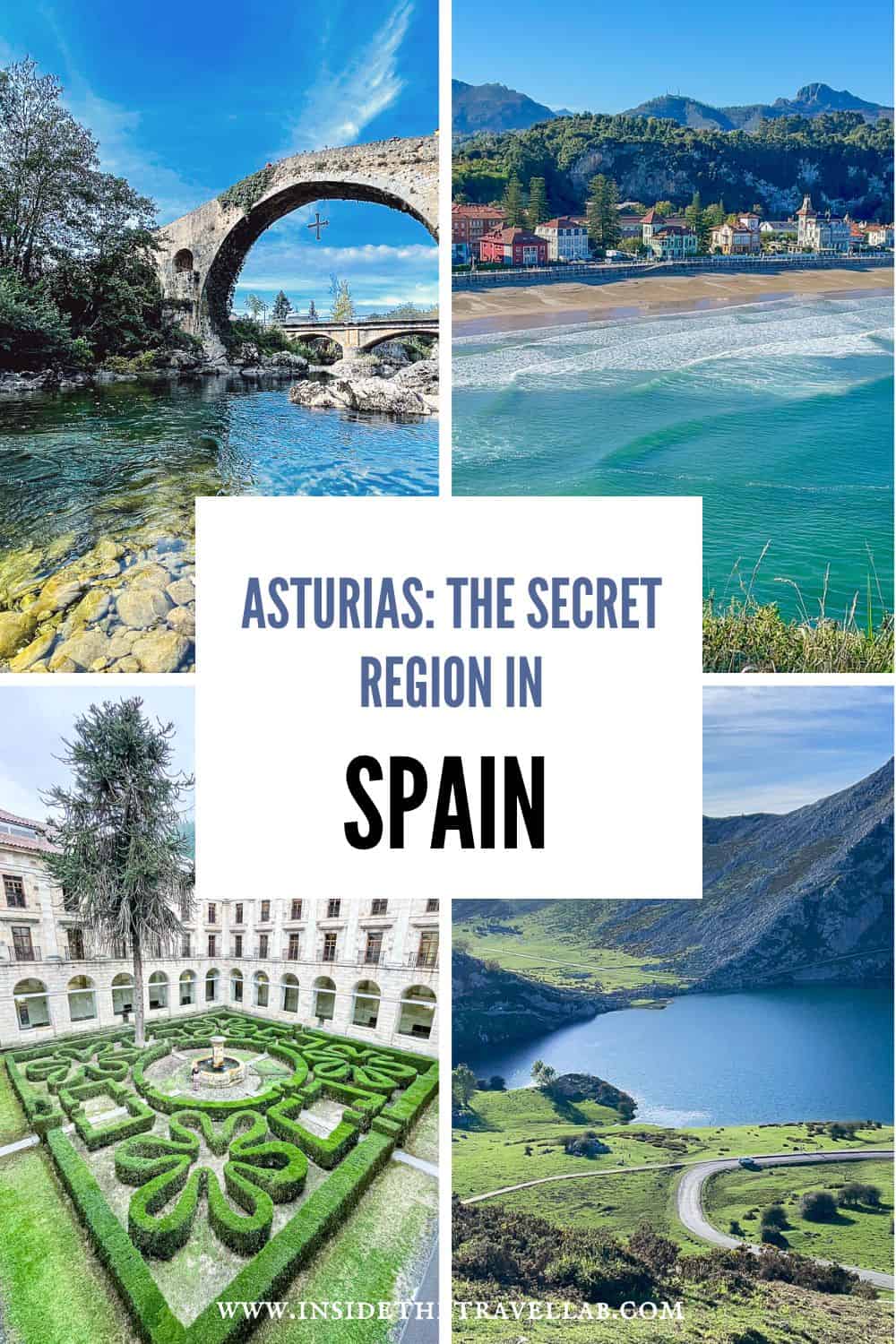 Spain - Asturias highlights cover image for Pinterest