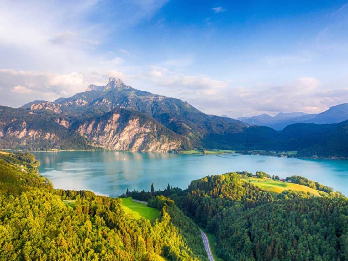 beautiful lakes in Austria: Mondsee