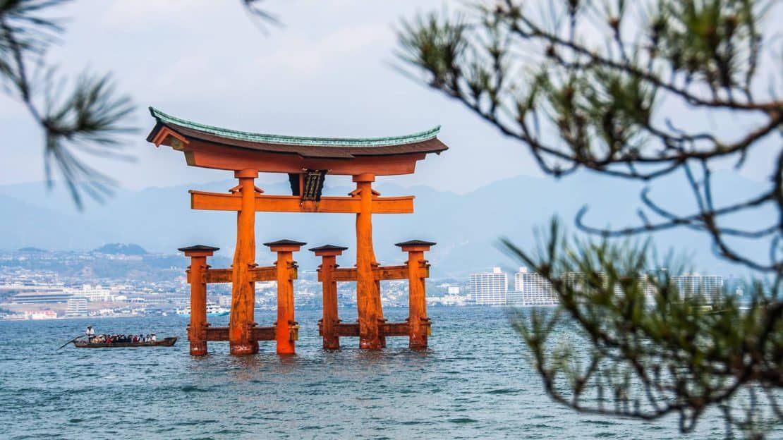 The scarlet Torii on Miyajima is an iconic sight and belongs on any Hiroshima itinerary