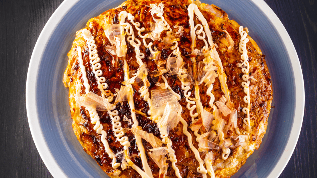 The distinctive Okonomiyaki is a staple thing to eat on your Hiroshima itinerary