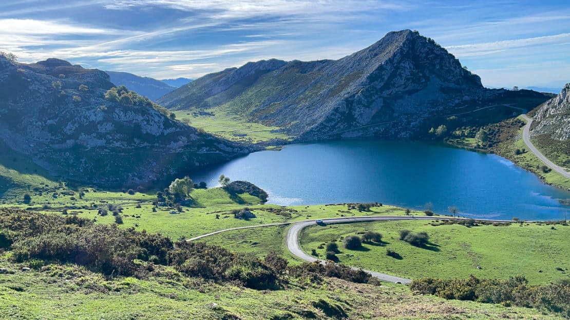 The gorgeous Picos de Europa National Park in Asturias, Spain
