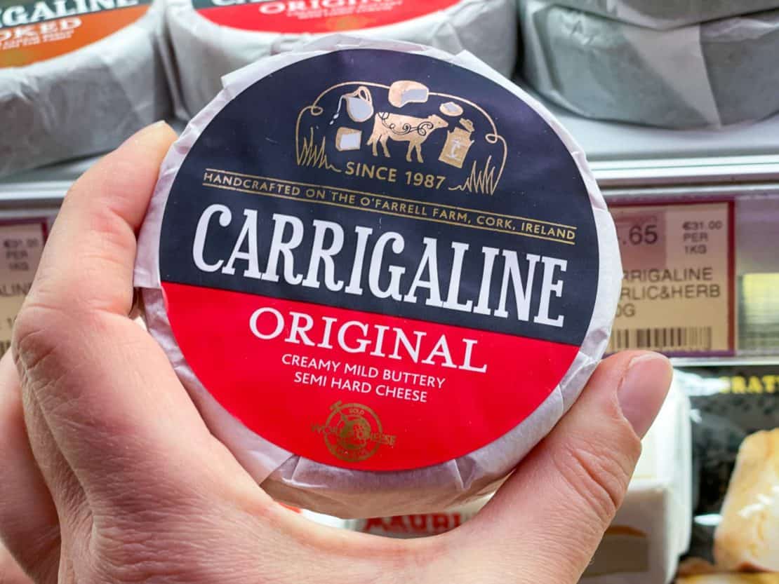 best irish souvenirs - carrigaline original buttery cheese