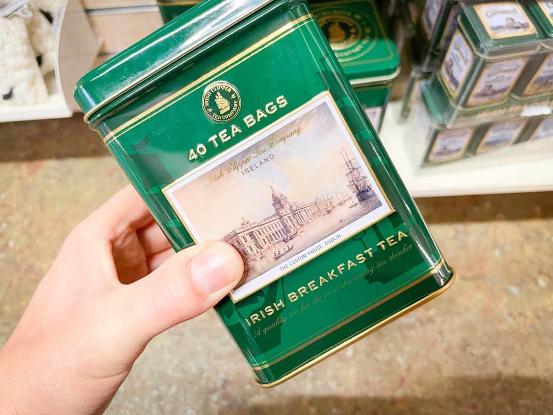 Best Irish souvenirs - 40 tea bags Irish Breakfast Tea tin