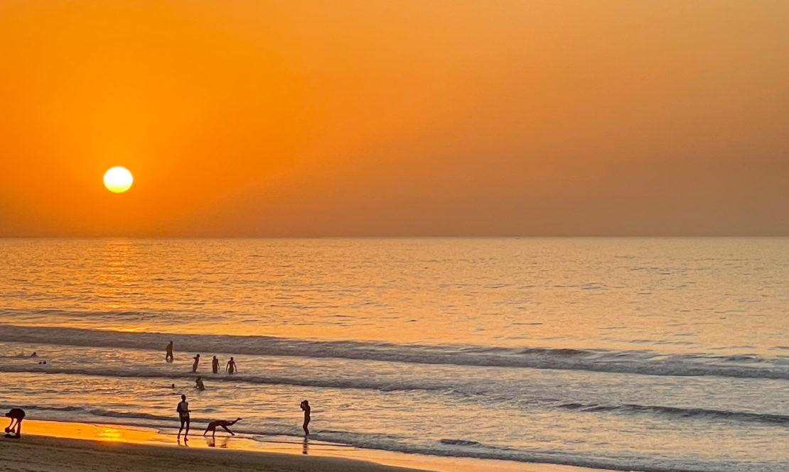 Is it worth visiting The Gambia_ It is for sunsets on the beach like this