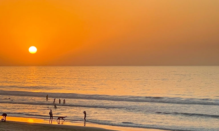 Is it worth visiting The Gambia_ It is for sunsets on the beach like this