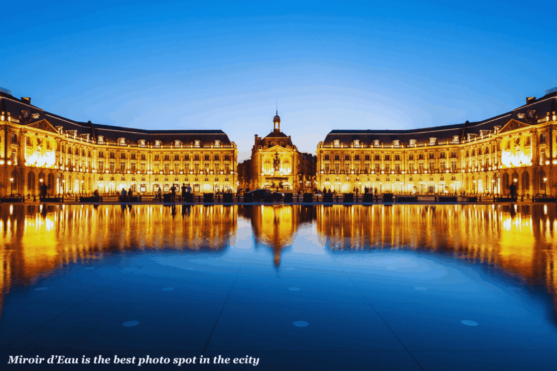 Miroir d'Eau - Bordeaux itinerary