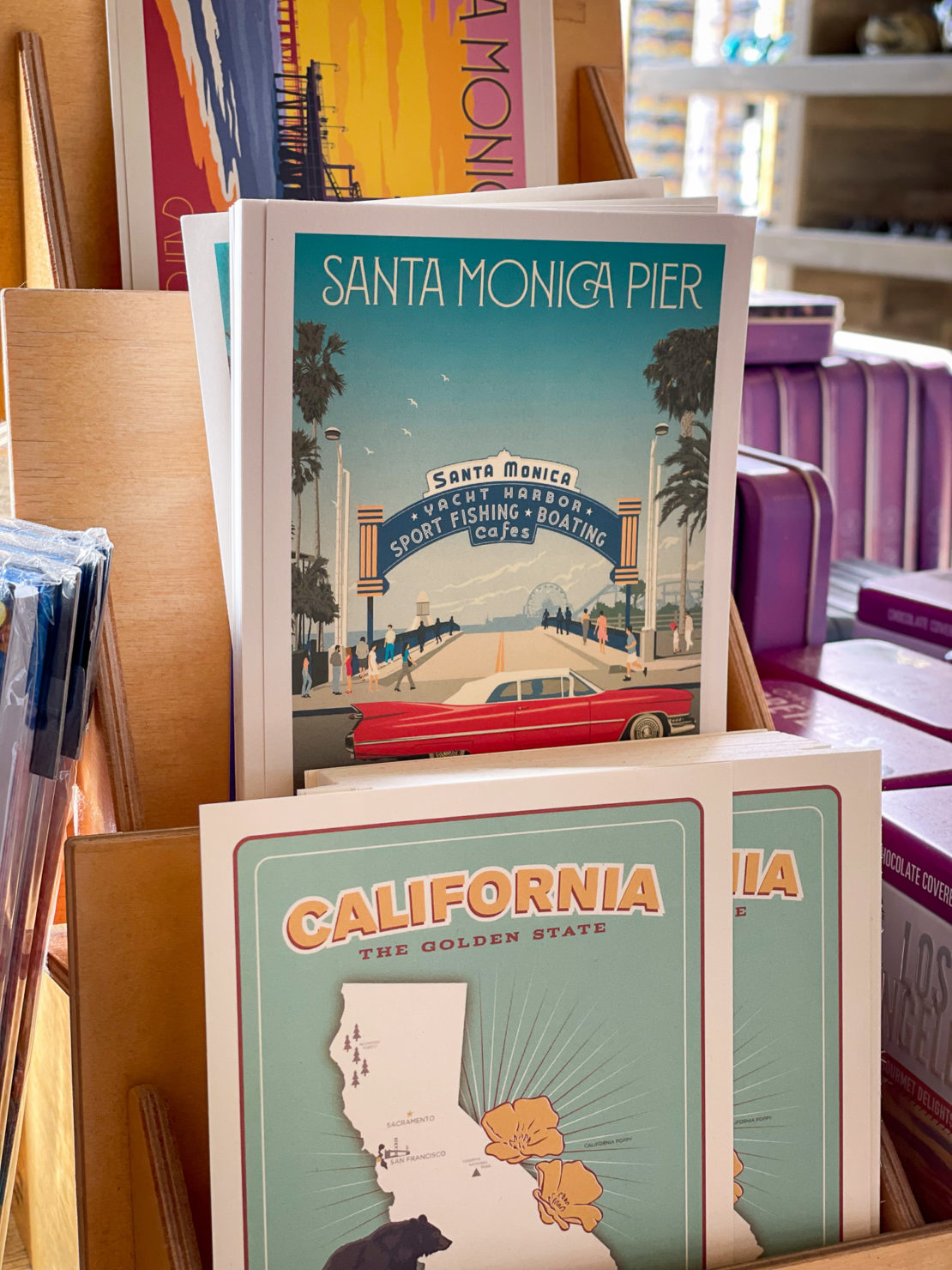 Stylish and luxurious postcards of Santa Monica