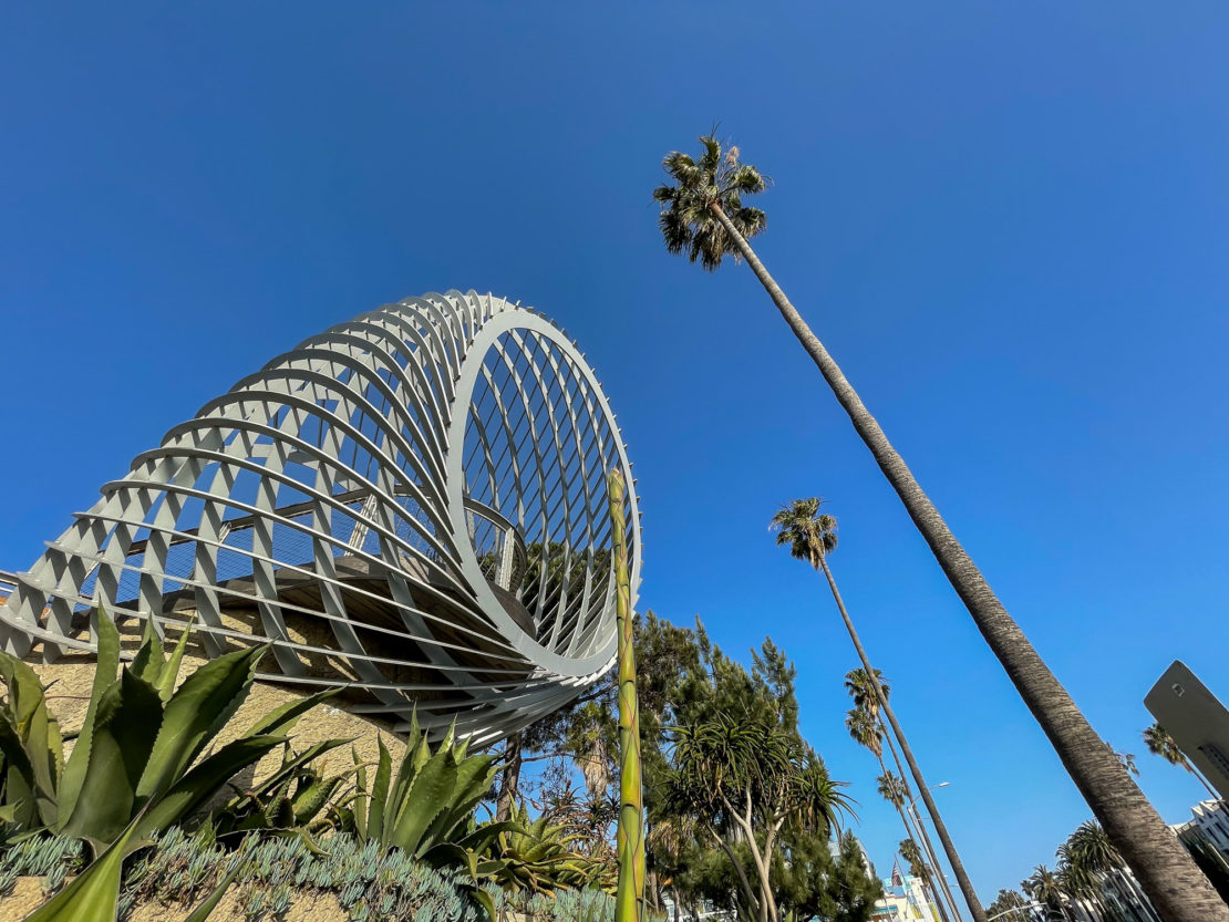 
Cool art installations at Tongva Park in Santa Monica