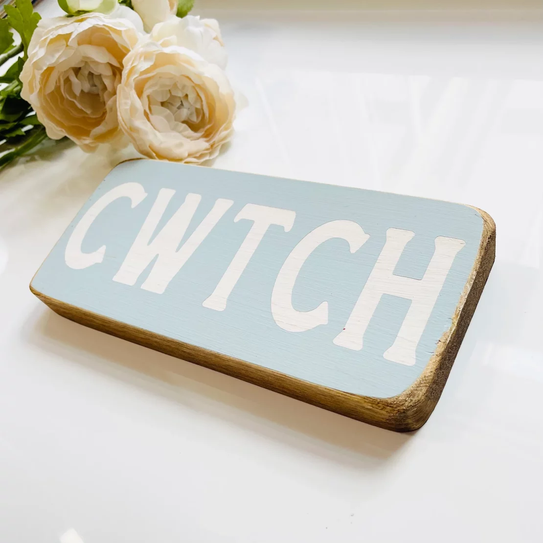 Cwtch sign from Longtide Studio