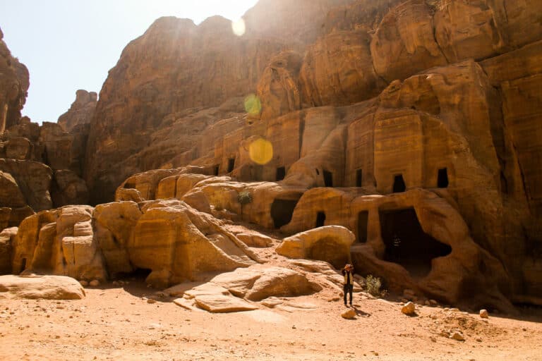 How to travel more with a full time job - see Little Petra in the Middle East