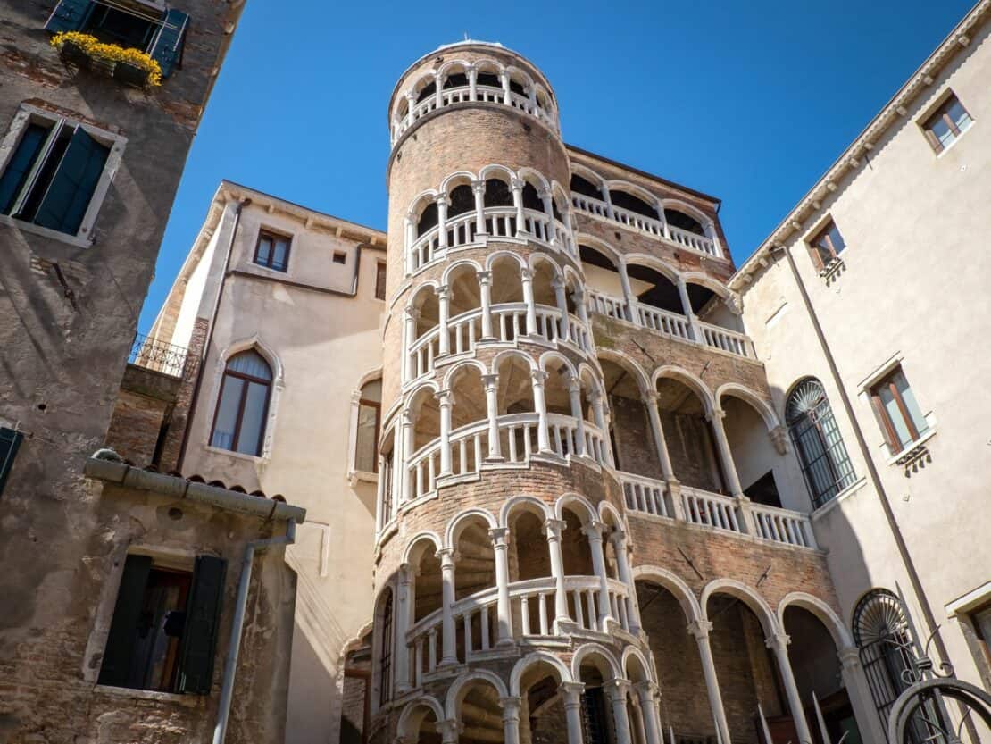 Palazzo Contarini Del Bovolo with its twisting staircase in Venice