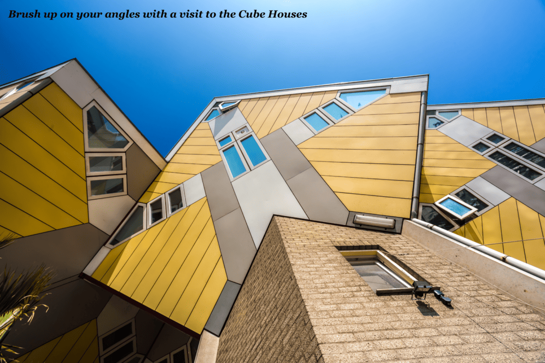 Cube Houses in Rotterdam, Netherlands 