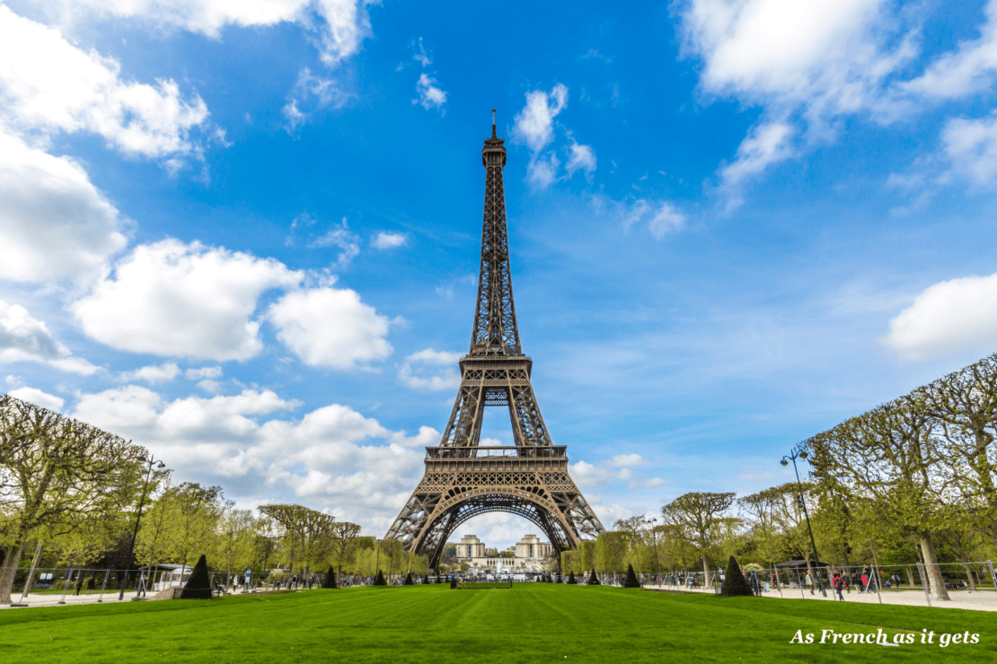 Eiffel Tower on a sunny day, France