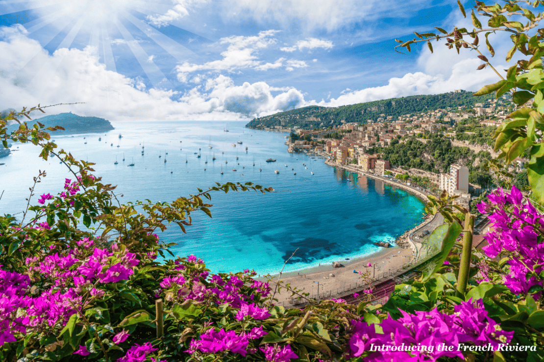 Panoramic view of the French Riviera 