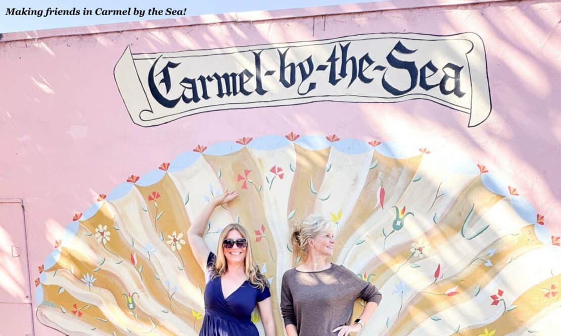 Abigail king and staci giovino in carmel by the sea, california