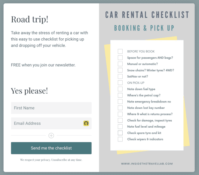 Your Ultimate Car Rental Checklist