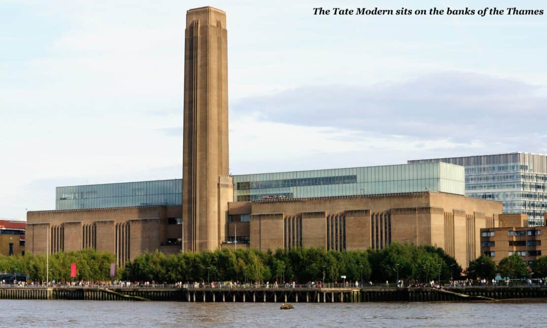 The exterior of the Tate Modern museum in London, England 