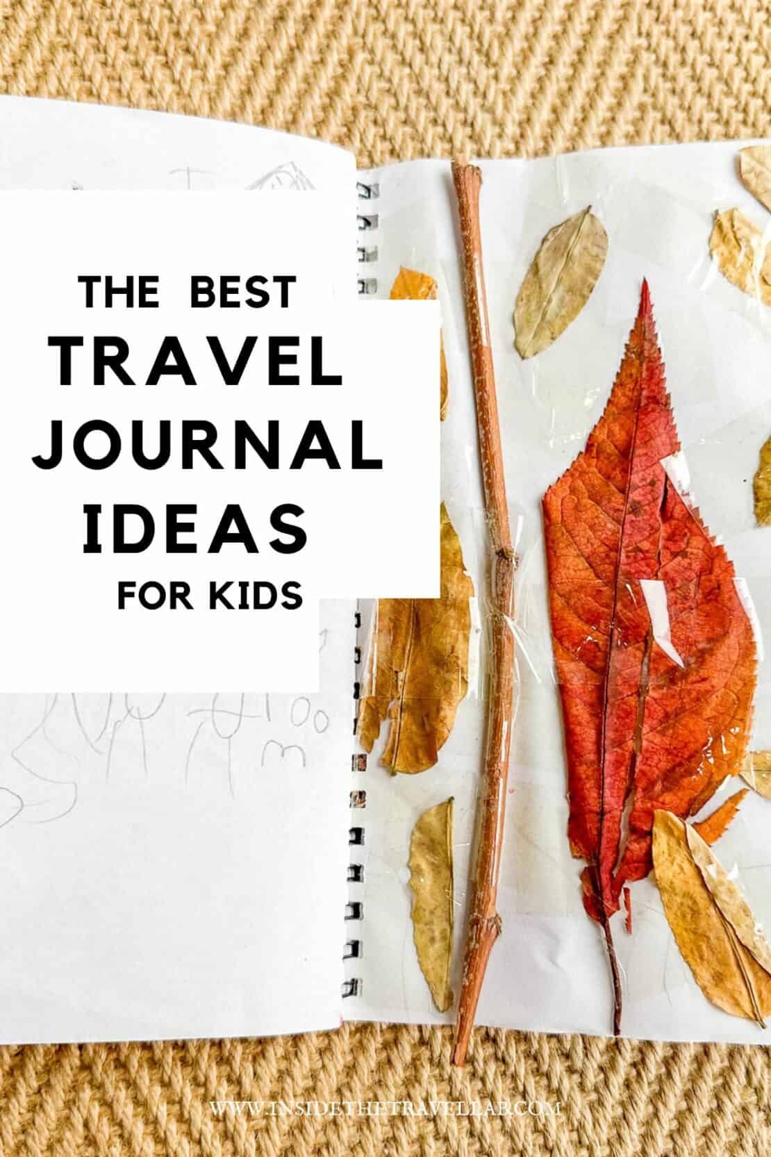 The best travel journal ideas for kids cover image