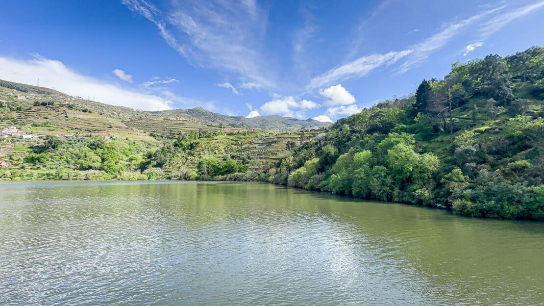 River cruise view of the Douro valley on the Avalon Alegria