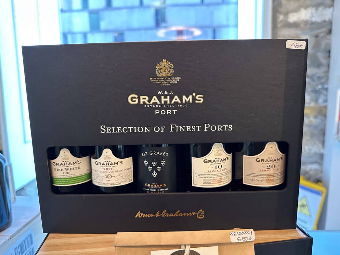 Range of port souvenirs from Graham's