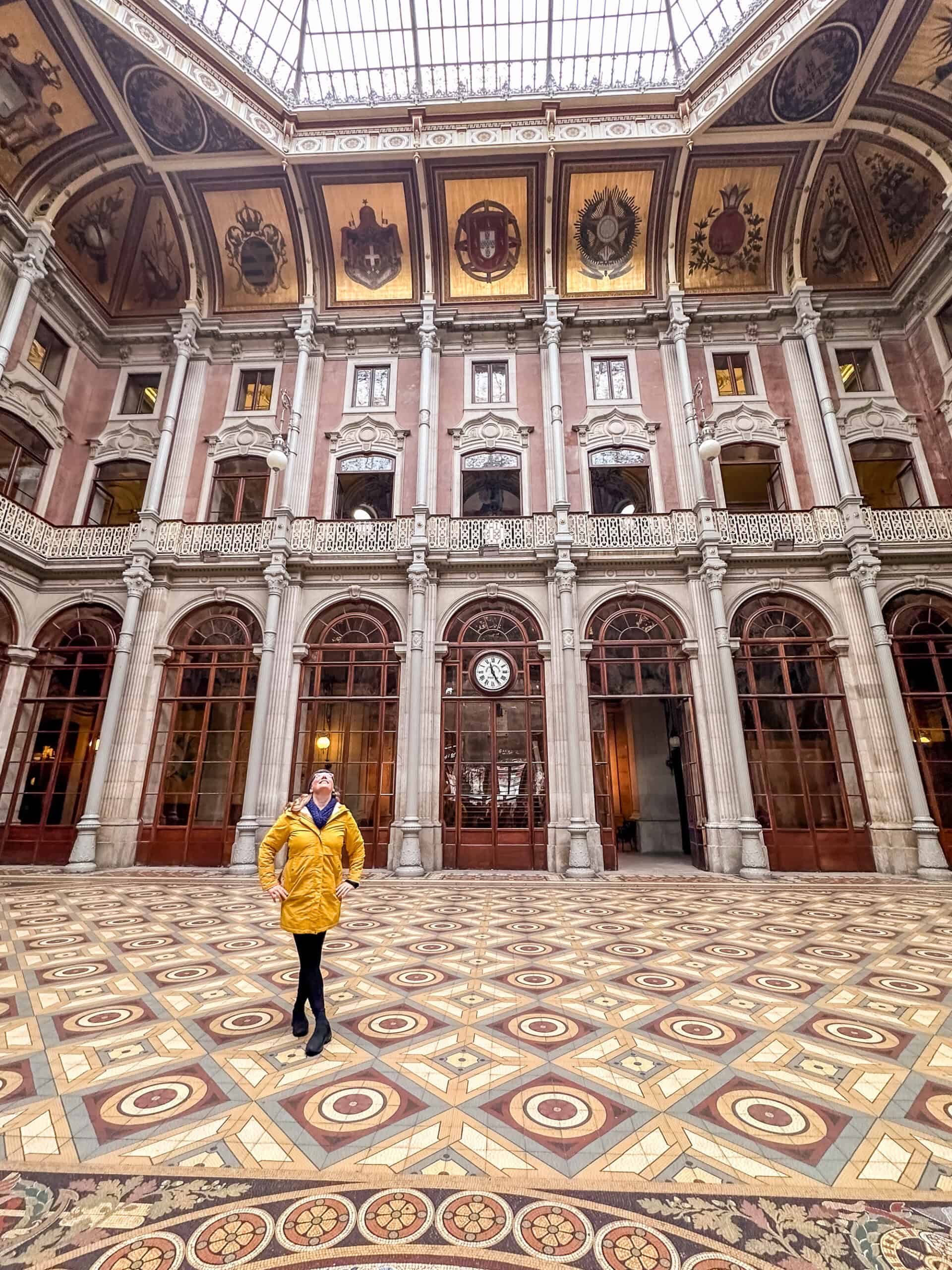 Abigail King in Palacio Bolsa in Porto Portugal